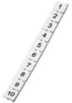 MT6/V-1-10, Terminal Block Tools & Accessories Tag 6mm Vert,, 1-10 Sold by Pack of 100 MT6/V-1-10, Terminal Block Tools & Accessories Tag 6mm Vert,, 1-10 Sold by Pack of 100