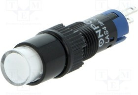 V8Y-11Z-W, Переключатель: кнопочный, Пол: 2, SPDT, 0,5A/250ВAC, 1A/24ВDC, IP40