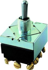 7992K10, SWITCH, TOGGLE, DPDT, 15A, 250V