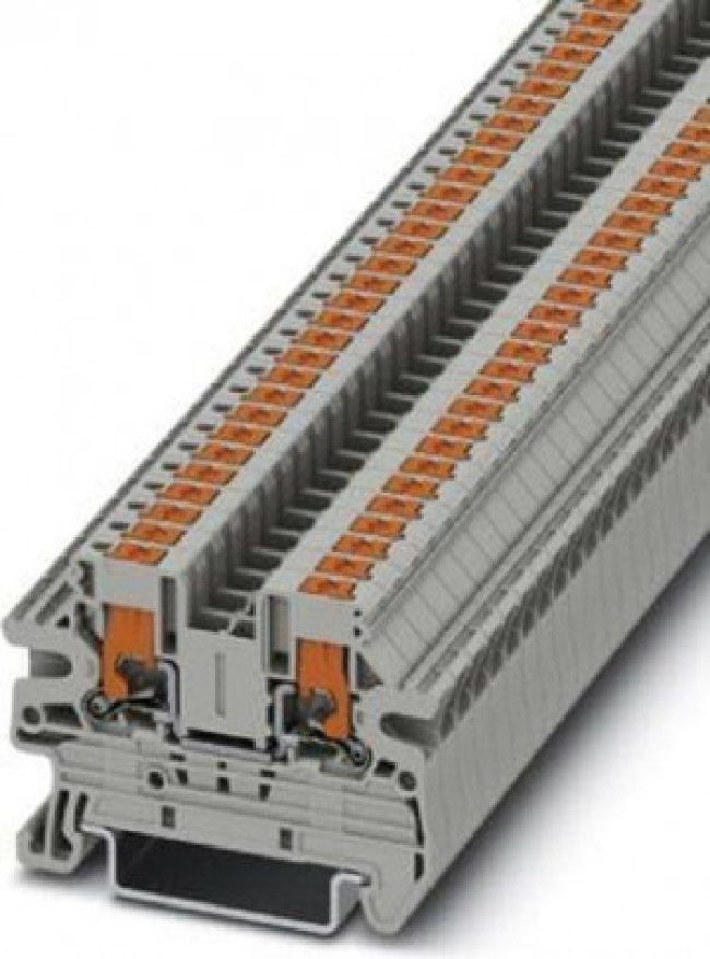 1078960, PTV Series Grey Feed Through Terminal Block, 0.14 2.5mm², Single-Level, Push In Termination 1078960, PTV Series Grey Feed Through Terminal Block, 0.14 2.5mm², Single-Level, Push In Termination