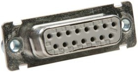 8315-6003, D-Sub Standard Connectors 15P OPEN COVR SOCKET LOW PROFILE