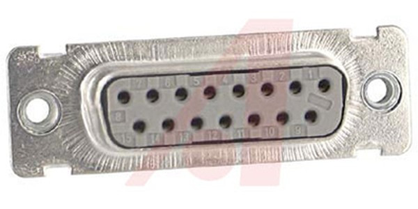 8315-6003, D-Sub Standard Connectors 15P OPEN COVR SOCKET LOW PROFILE