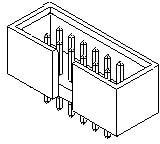 878341019, C-Grid Series Vertical PCB Header, 10 Contact(s), 2.54mm Pitch, 2 Row(s), Shrouded 878341019, C-Grid Series Vertical PCB Header, 10 Contact(s), 2.54mm Pitch, 2 Row(s), Shrouded