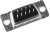 121073-2200 D, Original D 9 Way Through Hole D-sub Connector Plug, 2.74mm Pitch 121073-2200 D, Original D 9 Way Through Hole D-sub Connector Plug, 2.74mm Pitch