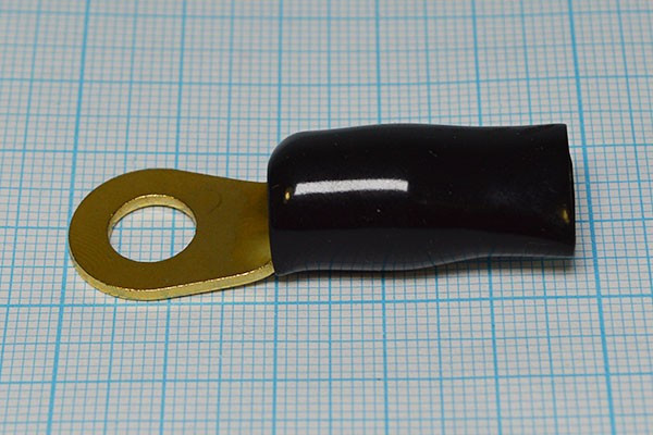 Клемма"O" d 8,2, 25,0S Au, черная