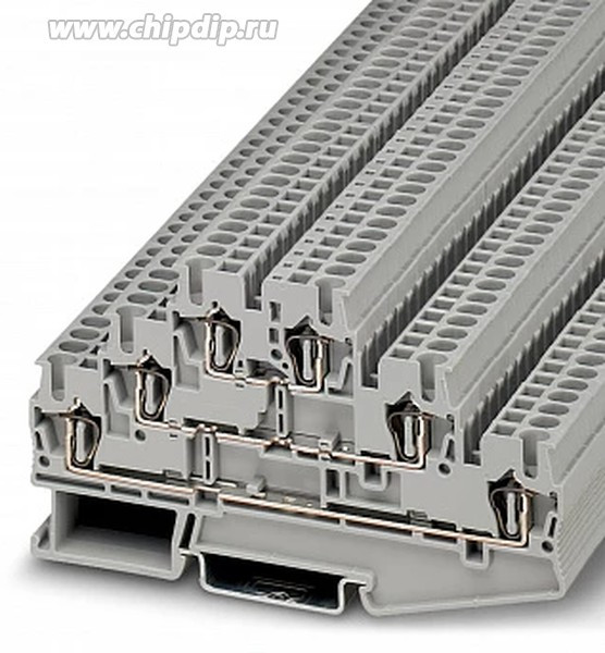 3036042, DIN Rail Terminal Blocks ST 2.5-3L 3036042, DIN Rail Terminal Blocks ST 2.5-3L
