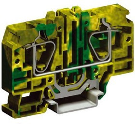Клемма пруж. HTE.16 16кв.мм для заземл. желт./зел. DKC ZHT340 Клемма пруж. HTE.16 16кв.мм для заземл. желт./зел. DKC ZHT340