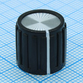 41010-2, Ручка металл (пластиковая вставка), D14мм