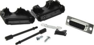 MHDPPK15-DB15S-K, MHDPPK 15 Way D-sub Connector