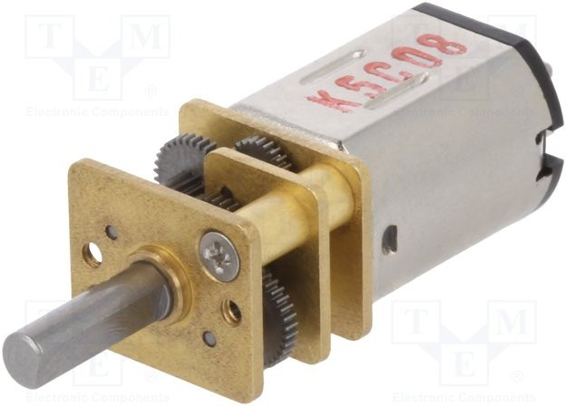 2217, Двигатель: DC, с редуктором, HP, 6ВDC, 1,6А, Ось: D профиль, 249: 1