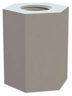 14HTSP401, Standoffs &amp; Spacers Hex Threaded Standoff, #10-32 Thread, .500 Spacer, Natural, Nylon, .375 Across Flats