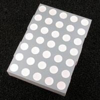 TA20-11GWA, Дисплей: LED, матрица, 5x7, зеленый, 4,7-16мкд, анод, 53x37,65мм