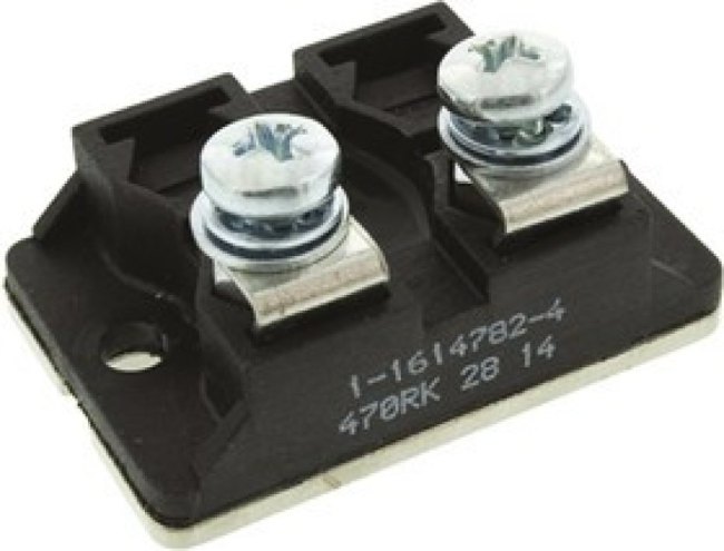 BDS2A100470RK, 470 100W Thick Film Chassis Mount Resistor BDS2A100470RK ±10% BDS2A100470RK, 470 100W Thick Film Chassis Mount Resistor BDS2A100470RK ±10%