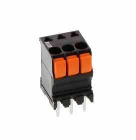 14020314101000, TERMINAL BLOCK, PCB, 3WAY, 30-16AWG, HAR-FLEXICON