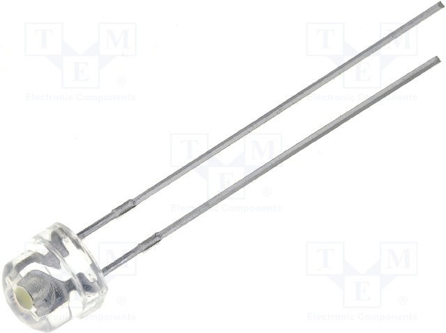 OSPW56A1A-MN, LED; 4.8mm; white cold; 1560?3000mcd; 100°; Front: convex; 2.8?4V