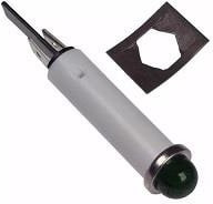 2191QU5-24V, LED Panel Mount Indicators GREEN DIFFUSED 5/16" MOUNTING HOLE