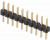 M22-2011005, M22 Series Straight Through Hole Pin Header, 10 Contact(s), 2.0mm Pitch, 1 Row(s), Unshrouded