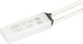 Термостат +110C, ток 5,0 А, контакты 2L, размер 7x3,5x20, пластик, ST-22W[SEKI