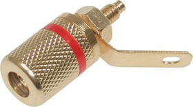 BP-301G (красное), Гнездо на панель (зол.)