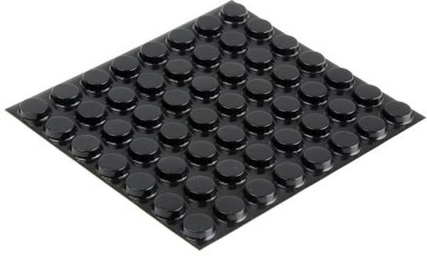 SJ5012N, Cylindrical Rubber Self Adhesive Feet, 12.7mm diameter x 3.6mm height SJ5012N, Cylindrical Rubber Self Adhesive Feet, 12.7mm diameter x 3.6mm height