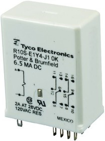 R10S-E1Y4-J1.0K, Industrial Relays 4PDT 2A 1KOhm GEN PURPOSE RELAY