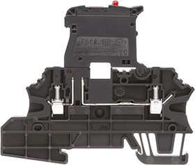 1162930000, W Series Black Fused DIN Rail Terminal, 2.5mm², Single-Level, Screw Termination, Fused 1162930000, W Series Black Fused DIN Rail Terminal, 2.5mm², Single-Level, Screw Termination, Fused