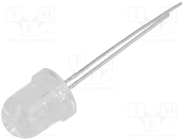 LL-804WC2C-W2-1PD, LED; 8mm; white cold; 6500?11000mcd; 30°; Front: convex; 2.8?3.8V LL-804WC2C-W2-1PD, LED; 8mm; white cold; 6500?11000mcd; 30°; Front: convex; 2.8?3.8V