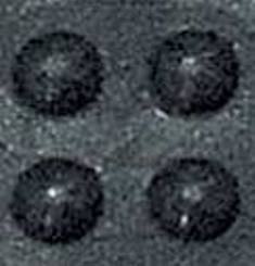 RF-1001, круглая резиновая ножка черного цвета (H=3.0mm D=6.0mm) / RF-1001