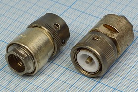 Разъем высокочастотный СР50-164ПВ вилка, на кабель, М18, СР50-164ПВ Разъем высокочастотный СР50-164ПВ вилка, на кабель, М18, СР50-164ПВ