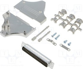 MHDM35-37-DBP-K, Разъем D-Sub; PIN: 37; вилка; "папа"; угловой; пай