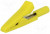 AX-CR-2PM-Y, Зажим "крокодил", 10А, 60ВDC, желтый, Длина: 41,5мм AX-CR-2PM-Y, Зажим "крокодил", 10А, 60ВDC, желтый, Длина: 41,5мм