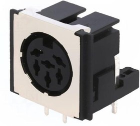 FM6726, Гнездо; DIN; "мама"; экранированный; PIN: 6; Конф: 240°; угловой