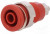 SEB 6445 NI / RT, Red Female Banana Socket, 4 mm Connector, Screw Termination, 32A, 1000V, Nickel Plating