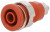 SEB 6445 NI / RT, Red Female Banana Socket, 4 mm Connector, Screw Termination, 32A, 1000V, Nickel Plating