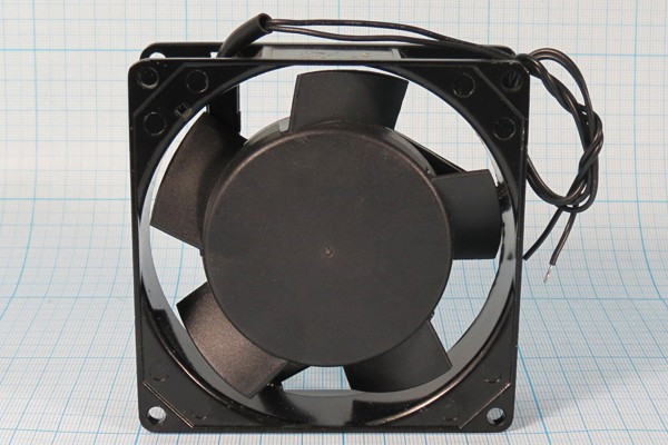 Вентилятор 92x92x25, напряжение 220В, ток 0,06А, выводы 2L, подшипник скольжения, SF23092A2092HSL