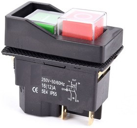 ALBFS-22, Кнопочный переключатель , 57х53х32 мм, 4 контакта под ножевую клемму, 15 А, IP55, 250 В, корпус пластиковый, корпус черный, кнопк ALBFS-22, Кнопочный переключатель , 57х53х32 мм, 4 контакта под ножевую клемму, 15 А, IP55, 250 В, корпус пластиковый, корпус черный, кнопк
