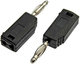 Z027 2mm Stackable Plug BLACK
