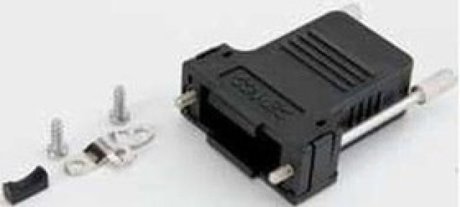 165X03339A, D-Sub Backshells 37P DSUB PLSTIC HOOD STRAIGHT CABLE EXIT