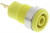 23.3000-24, Yellow Female Banana Socket, 4 mm Connector, Tab Termination, 24A, 1000V, Gold Plating