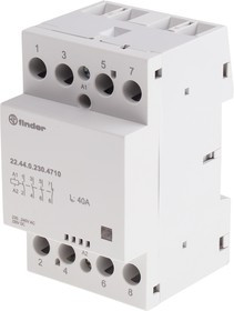 22.44.0.230.4710, 22 Series Series Contactor, 240 V ac Coil, 4-Pole, 40 A 22.44.0.230.4710, 22 Series Series Contactor, 240 V ac Coil, 4-Pole, 40 A