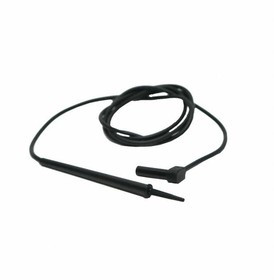 BU-2243-D-48-0, Test Plugs &amp; Test Jacks Black Variable Test Prod to Shrouded Right Angle Banana Plug, 48" 18G PVC