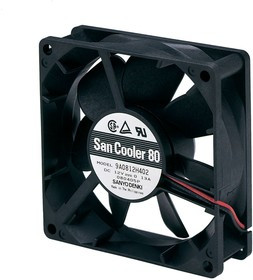 9A0824H402, 9A Series Axial Fan, 24 V dc, DC Operation, 61.8m³/h, 1.68W, 70mA Max, 80 x 80 x 25mm 9A0824H402, 9A Series Axial Fan, 24 V dc, DC Operation, 61.8m³/h, 1.68W, 70mA Max, 80 x 80 x 25mm