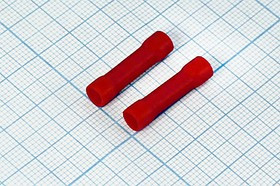 Гильза соединительная изолированная ГСИ- 1,5 красная; №15030R клемма гн+гн d1,7\0,5-1,5S\Cu луж\обж\кр\ГСИ-1,5