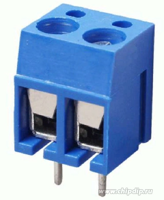 DG305-5.0-02P-12, Клеммник винтовой, 2-контактный, 5мм, прямой DG305-5.0-02P-12, Клеммник винтовой, 2-контактный, 5мм, прямой