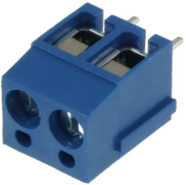 DG305-5.0-02P-12, Клеммник винтовой, 2-контактный, 5мм, прямой DG305-5.0-02P-12, Клеммник винтовой, 2-контактный, 5мм, прямой