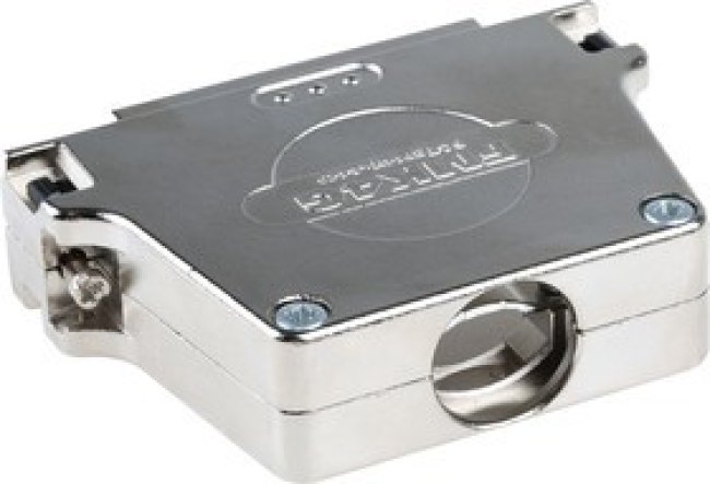 FMK4G-K201 / 1731110065, FMK Series Die Cast Zinc D Sub Backshell, 37 Way, Strain Relief