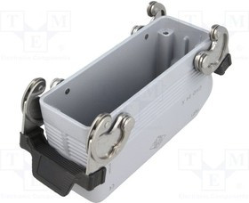 CNEF24RY, Разъем: прямоугольный, "мама", 180 °C, 24+PE, размер 104.27, 16А