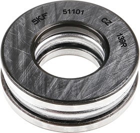 51101 Thrust Ball Bearing- Open Type 12mm I.D, 26mm O.D