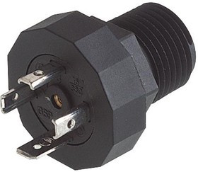 GSP 312, RECTANGULAR CONN, PLUG, 3+PE, SOLDER