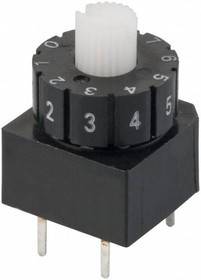 A6A-10RW, DIP Switches / SIP Switches BCD ROTARY THMB WHL